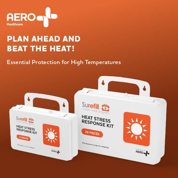 Heat Stress Response Kits are designed to provide rapid cooling, hydration, and immediate support when heat stress occurs—helping you respond quickly and confidently when it matters most.

Don’t wait—prepare now to keep your team safe!

#HeatSafety #HeatPreparedness