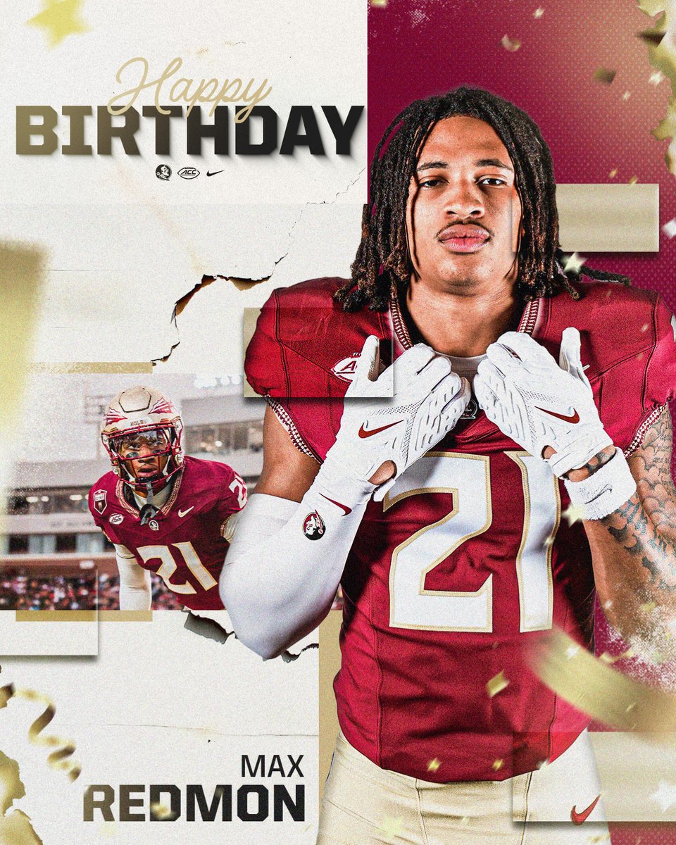 FSUFootball's tweet photo. Happy birthday, Max!

@MaxRedmon8 

#NoleFamily https://t.co/Obf2bqRx8j
