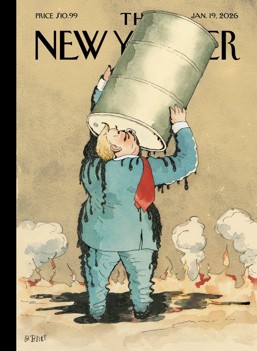 imartinrodrigo's tweet photo. La portada del próximo número del @NewYorker, obra de Barry Blitt. https://t.co/I4suXsUVaI