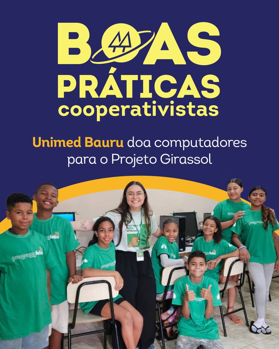Tecnologia 🤝 Cooperativismo

Uma importante doação da Unimed Bauru, por meio do Programa Félix, vai trazer mais tecnologia e perspectivas para crianças e adolescentes em situação de vulnerabilidade na cidade.

Veja mais detalhes: sistemaocesp.coop.br/?a=noticias&c=…