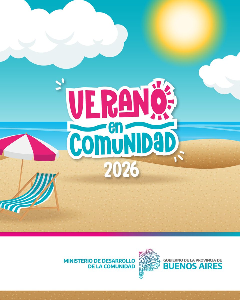 larroqueandres's tweet photo. Comparto las actividades que desde el @MinDesarrolloBA estaremos llevando adelante en distintos municipios en el marco del programa Verano en Comunidad.

Para conocer más ingresá en https://t.co/5SwLgCkQWa https://t.co/tKjt1vqze4