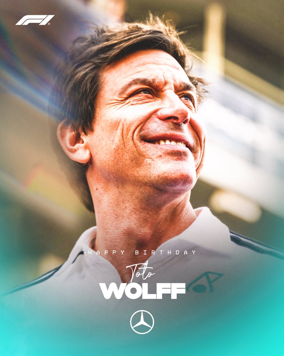 F1's tweet image. Happy Birthday, Toto! 🥳

#F1