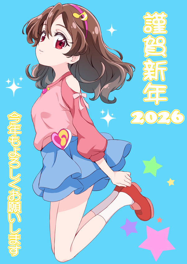 明けましておめでとうございます～🎍🐴🙏✨
今年もプリキュア絵を描けるようにしていきますので本年も宜しくお願いします🎤🎵😉✍💖