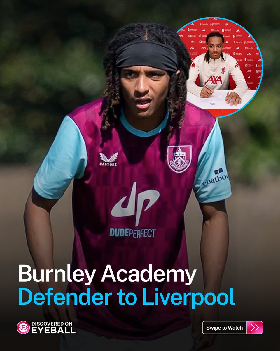 Eyeballfootball's tweet image. 20yo LCB Noah Adekoya has just made the move from Burnley to Liverpool, set to play with the U21s! 🏴󠁧󠁢󠁥󠁮󠁧󠁿💪

The 6ft3 CB is a force of nature, pairing recovery pace &amp;amp; physicality to cover space behind his backline! 🔥

He averages 1.43 successful tackles and 2 aerial duels won /90.📊