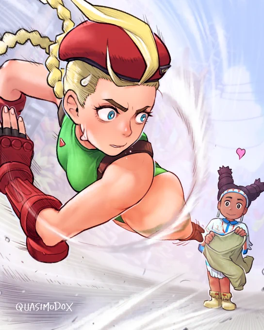 You'll get cold sweetie.