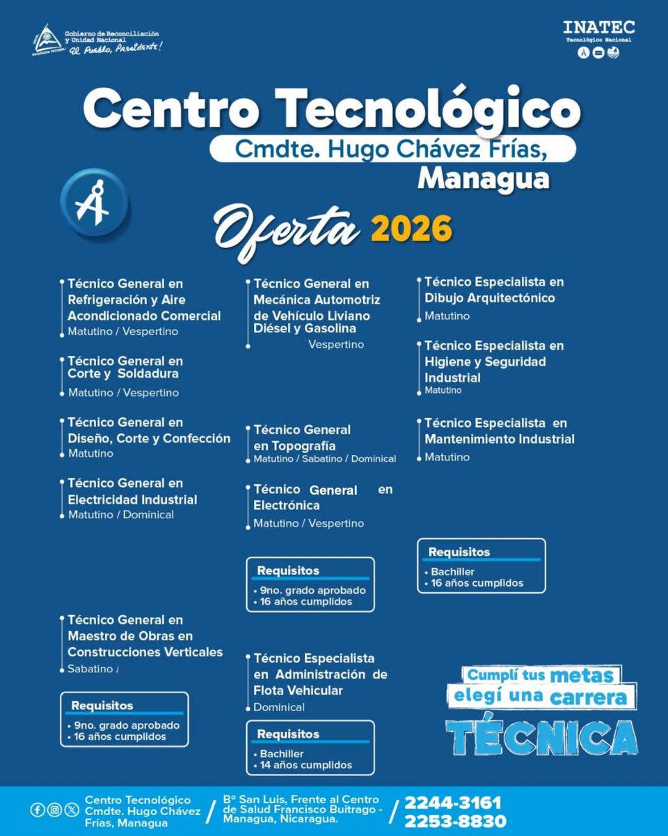 Matricula Disponible !!! 🚨🎊