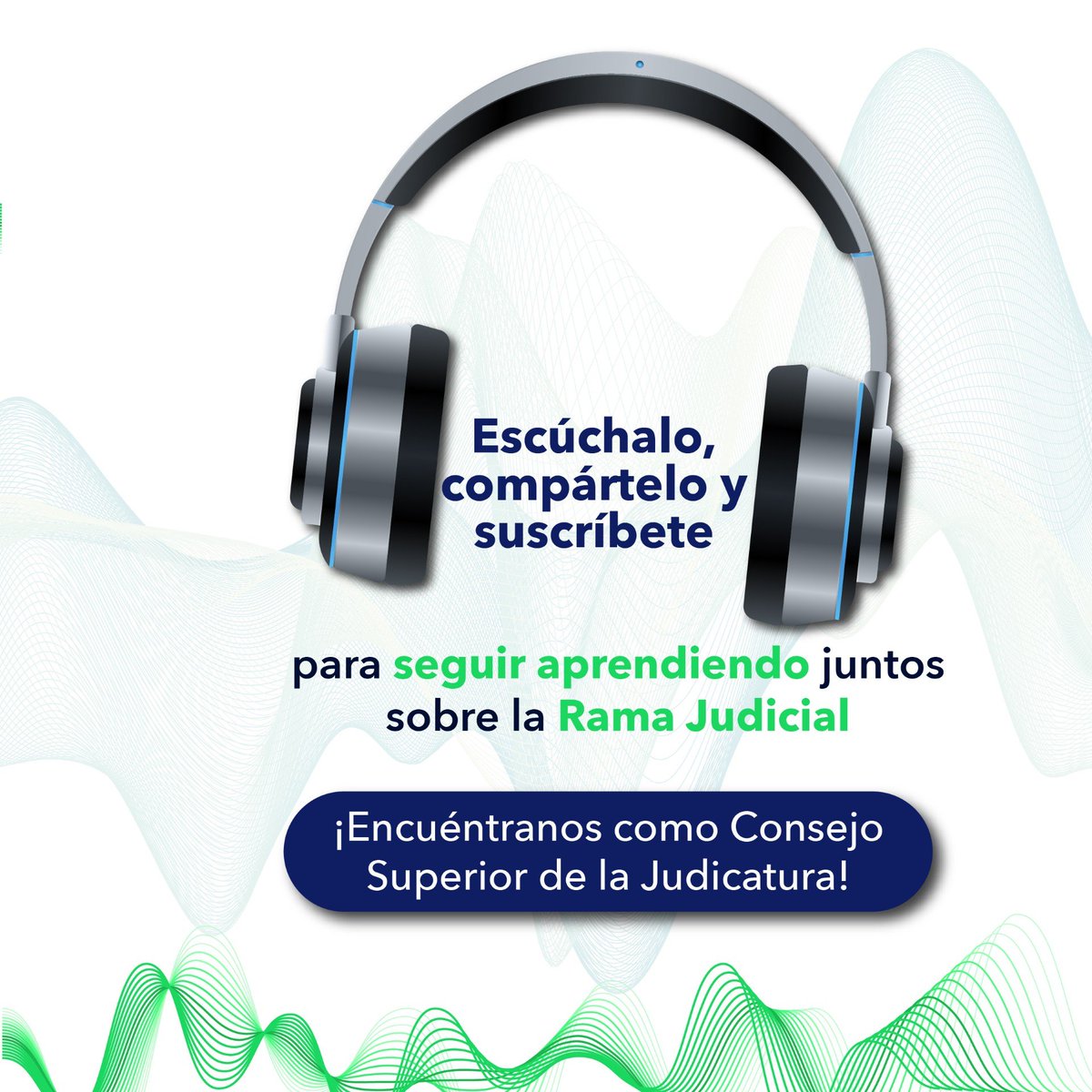 judicaturacsj's tweet image. 🎙️⚖️ El Consejo Superior de la Judicatura está en #Spotify 🎙️⚖️

Un espacio para conocer cómo la justicia se transforma, se acerca a la ciudadanía y fortalece la democracia.

🎧  Encuéntralo aquí y suscríbete👉 acortar.link/siazMt