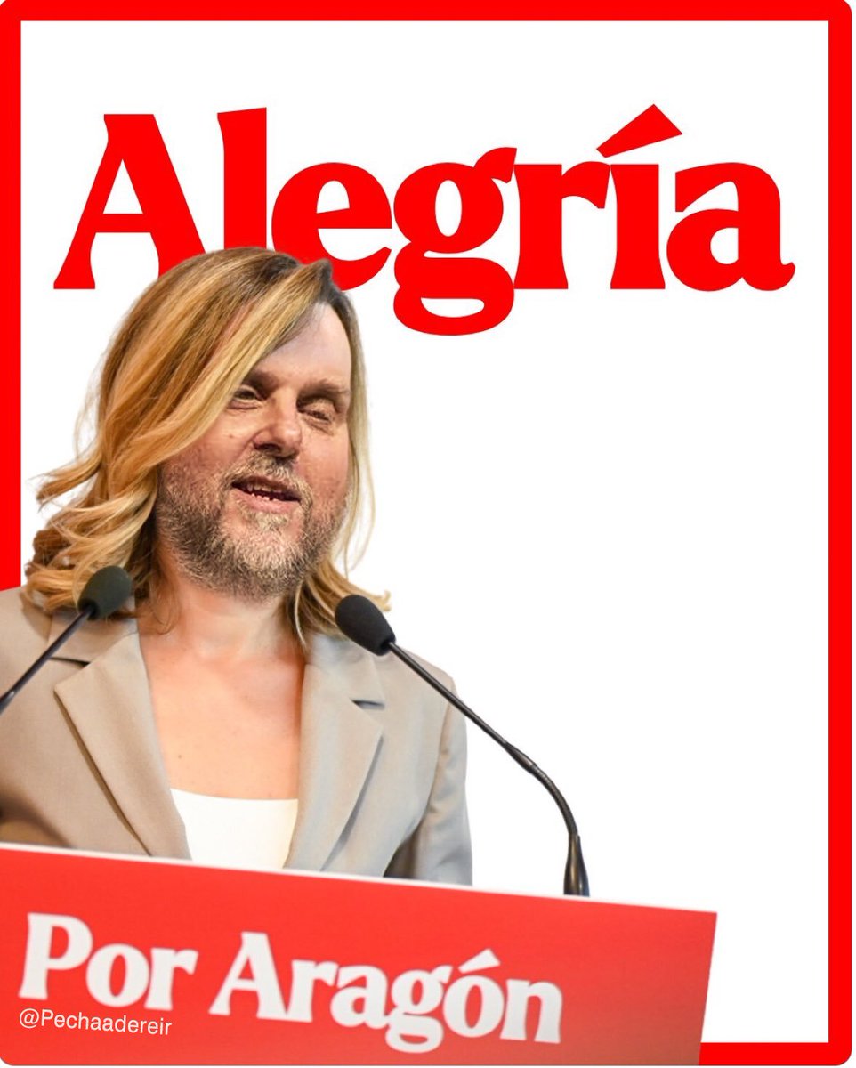 Está claro que Pilar Alegría va a arrasar en Aragón