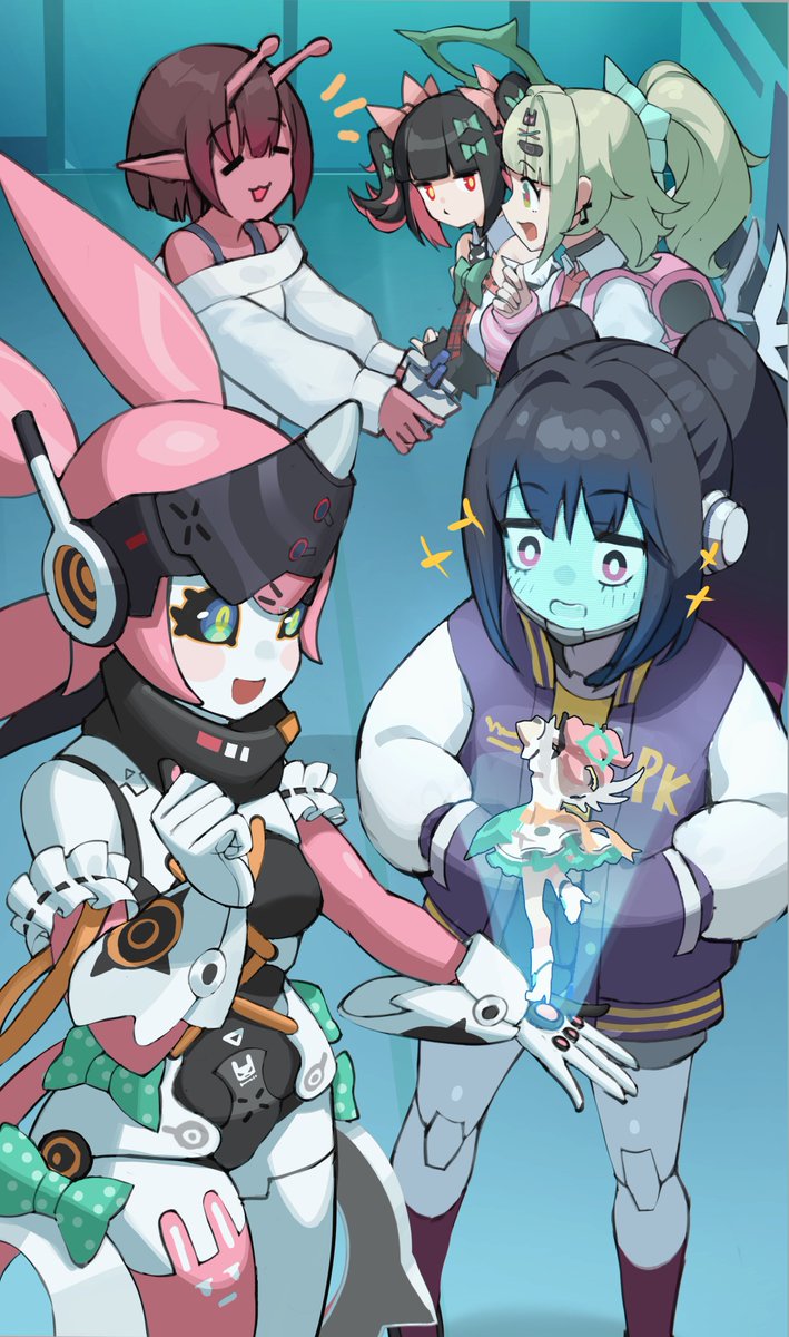 ＃ゼンゼロ　#zzzero　#妄想絵ンジェル 
マキナ×アリアWIP