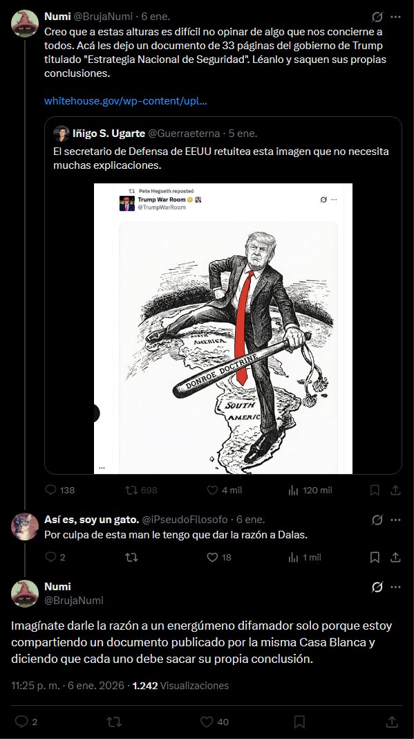 La zurda proge de Numinosa, además de ir en contra de Trump, va e insulta gratuitamente a Dalas solo porque empiezan a reírse de ella 🤣

Se le cayó la careta a la falsa esta.