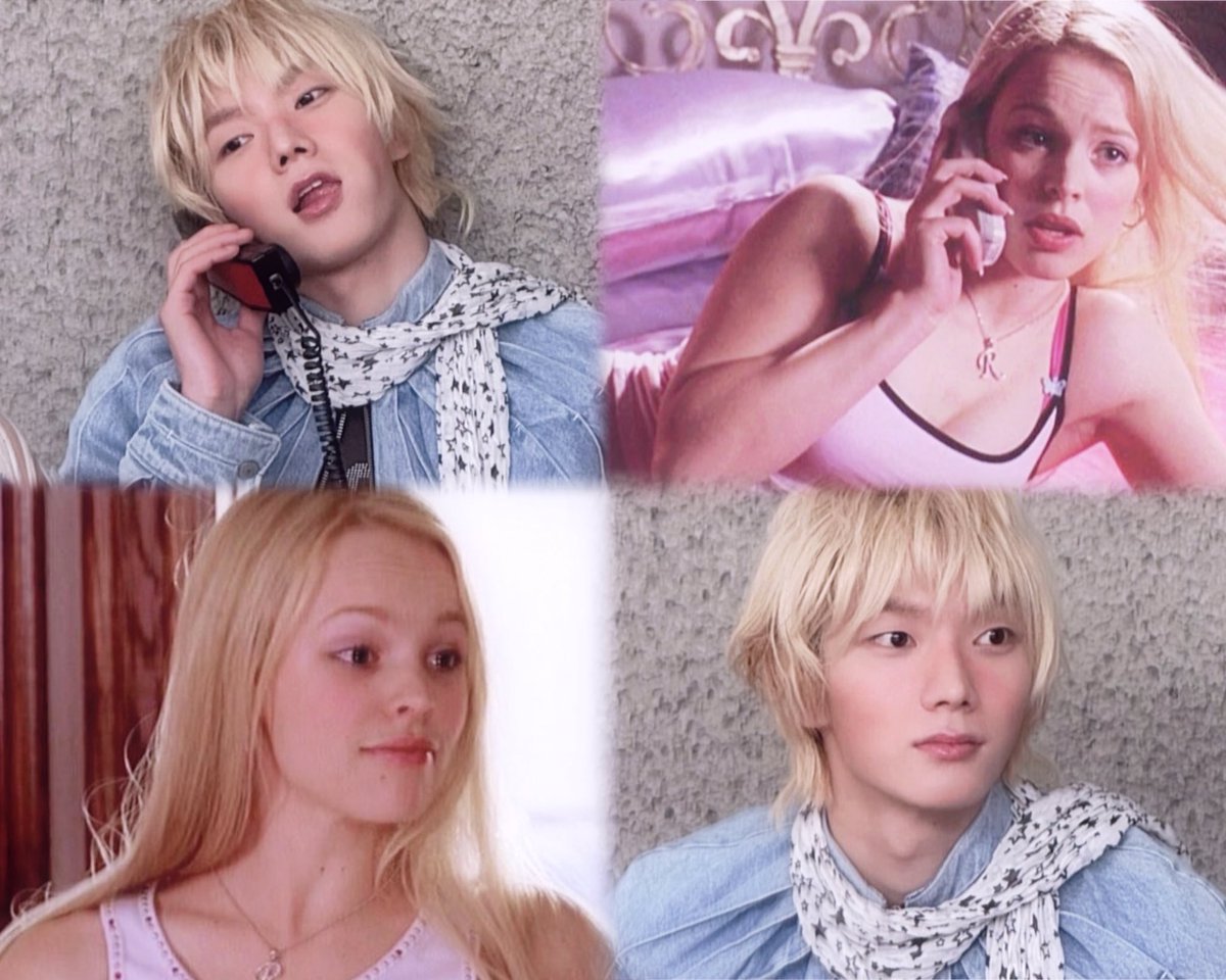 sungho as regina george.. 🛍️👚🗯️