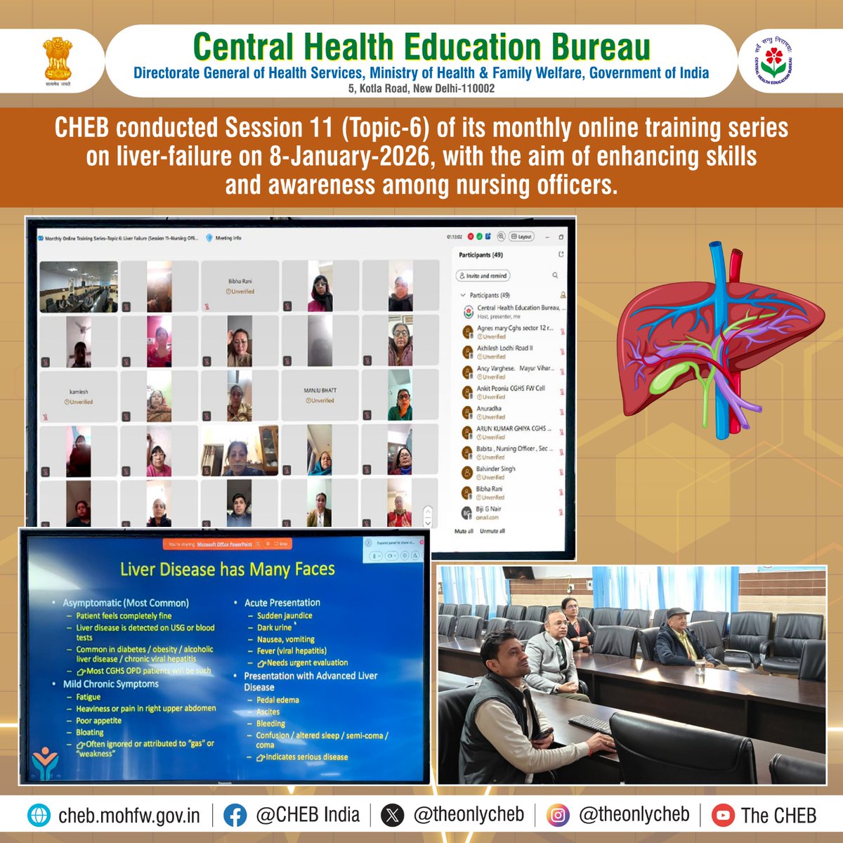 Central Health Education Bureau (CHEB) tweet media