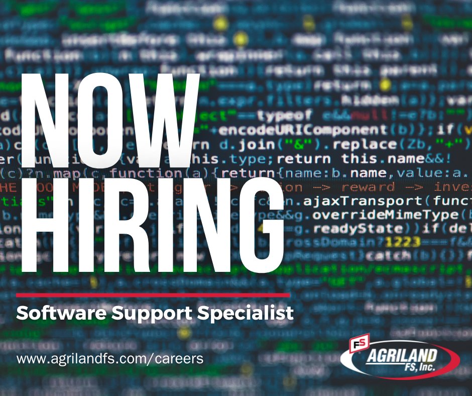 Enjoy knowing software systems inside and out and helping others? We have the position for you! Our Software Support Specialist will provide software support to internal users, while actively supporting various IT Team projects.

agrilandfs.isolvedhire.com/jobs/1673038