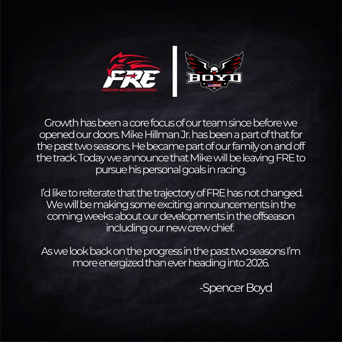 Freedom Racing Enterprises tweet media