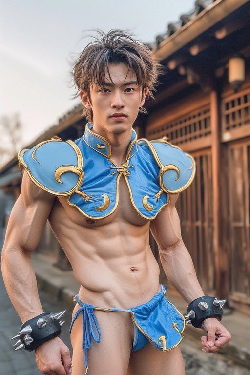Changaccess's tweet photo. 朋友說想看男版春麗，
我想著光是春麗的形容也太難了吧！

大概是這樣吧（還少了什麼元素呢？
歡迎大家指點指點 

喜歡的朋友幫忙轉發一下吧（感謝 

有想看什麼樣的角色也可以在底下留言讓我試試看喔 https://t.co/ZTebSvczzh
