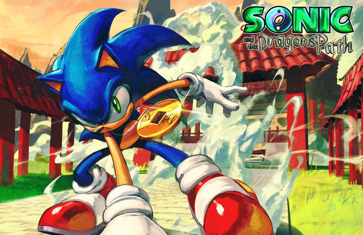 KornArt3's tweet image. SONIC AND THE DRAGON'S PATH