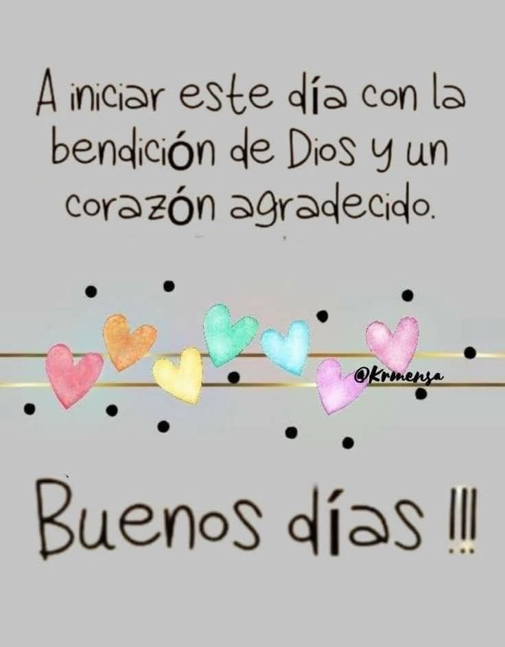 Que tenga un lindo dia! que encuentren bondad en cada persona.
