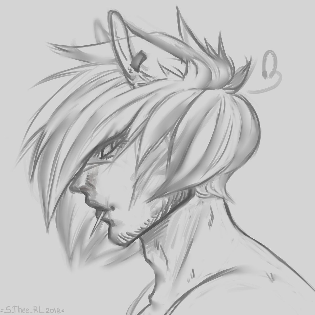 rl_three's tweet image. #LeagueOfLegendsFanArt  #Sett #LoL #digitalart #sketch