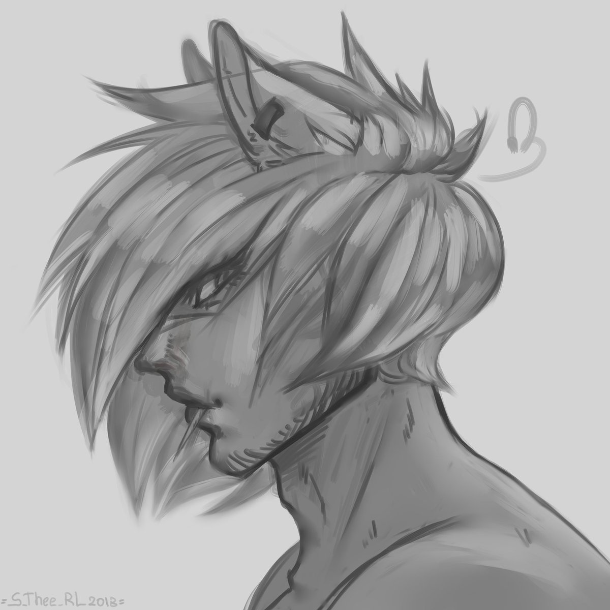 rl_three's tweet image. #LeagueOfLegendsFanArt  #Sett #LoL #digitalart #sketch