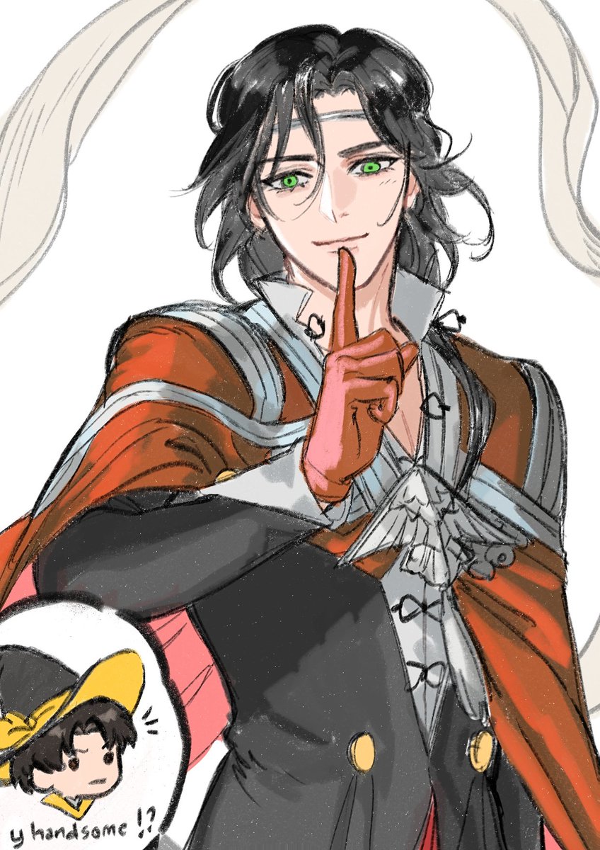 Awwbergrin's tweet image. Leonard and Klein AU Witch Hat Atelier 🤣
Leonard in WHA must be a knight moralis too bcs he is a cop in canon