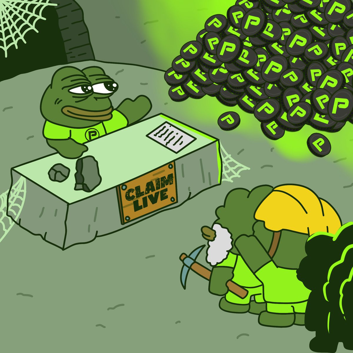 pepenode_io's tweet image. 🚨 The $PEPENODE Token and Claim is LIVE 🚨

Pick up your Pickaxe. ⛏ PEPENODE is here. 🔥

Buy Yours Now 👇
app.uniswap.org/swap?chain=mai…