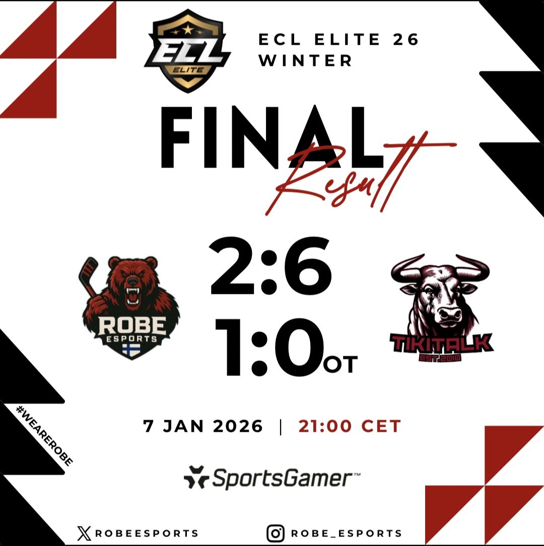 ❌️2/6 points vs Tiki Talk❌️

Ggs <a href="/TIKITALK_EASHL/">TIKI TALK</a> 

#wearerobe