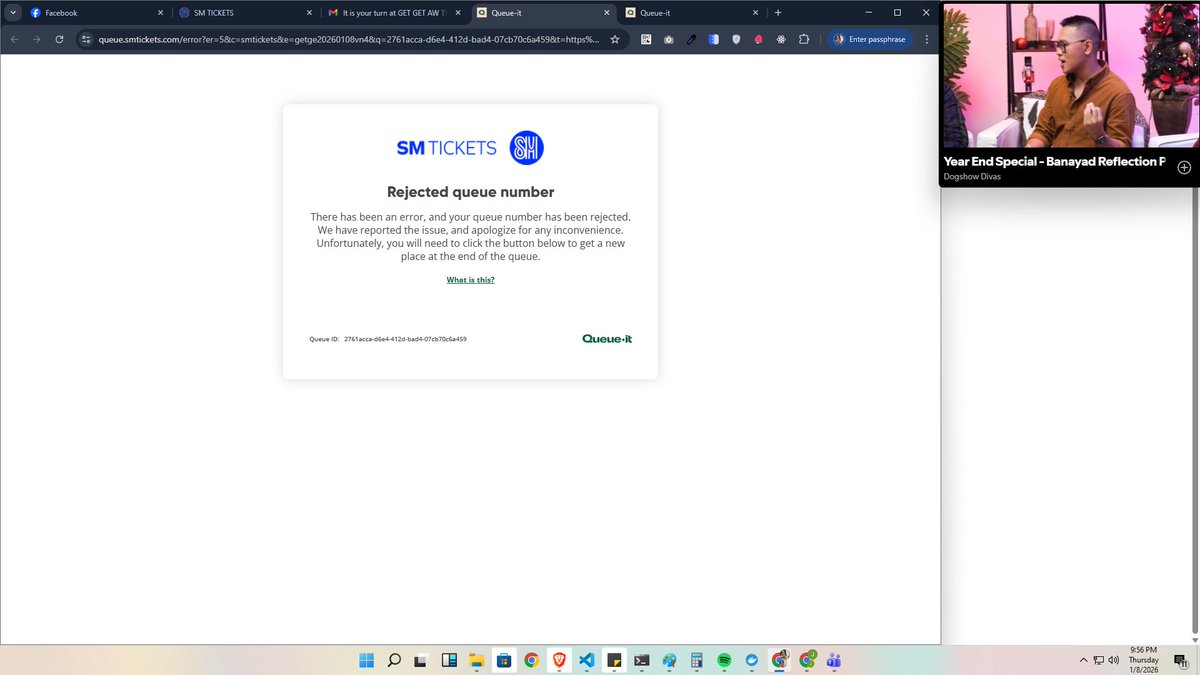 owemjane's tweet photo. @smtickets anong kalokohan to? system bug ba to? kaka enter ko palang sa link, tas rejected queue number agad? pano na ko makakabili ng #rawnd4 ng sexbomb? https://t.co/wX1rcS3v2t