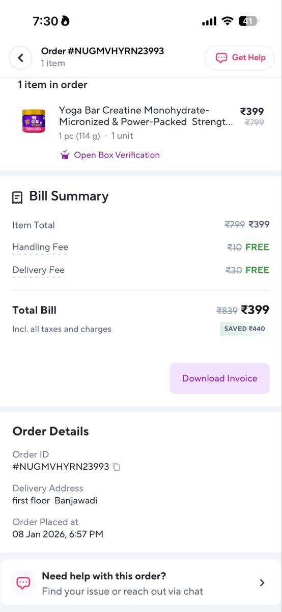 DevaRatna18254's tweet image. Waste service by Zepto I have placed my 
 Order at 6:57 still I didn’t received my order from last 20 mints it’s showing 2 minutes to reach the location but still I didn’t receive fake delivery promises from Zepto @ZeptoNow @zeptocares #worstservice  #fake