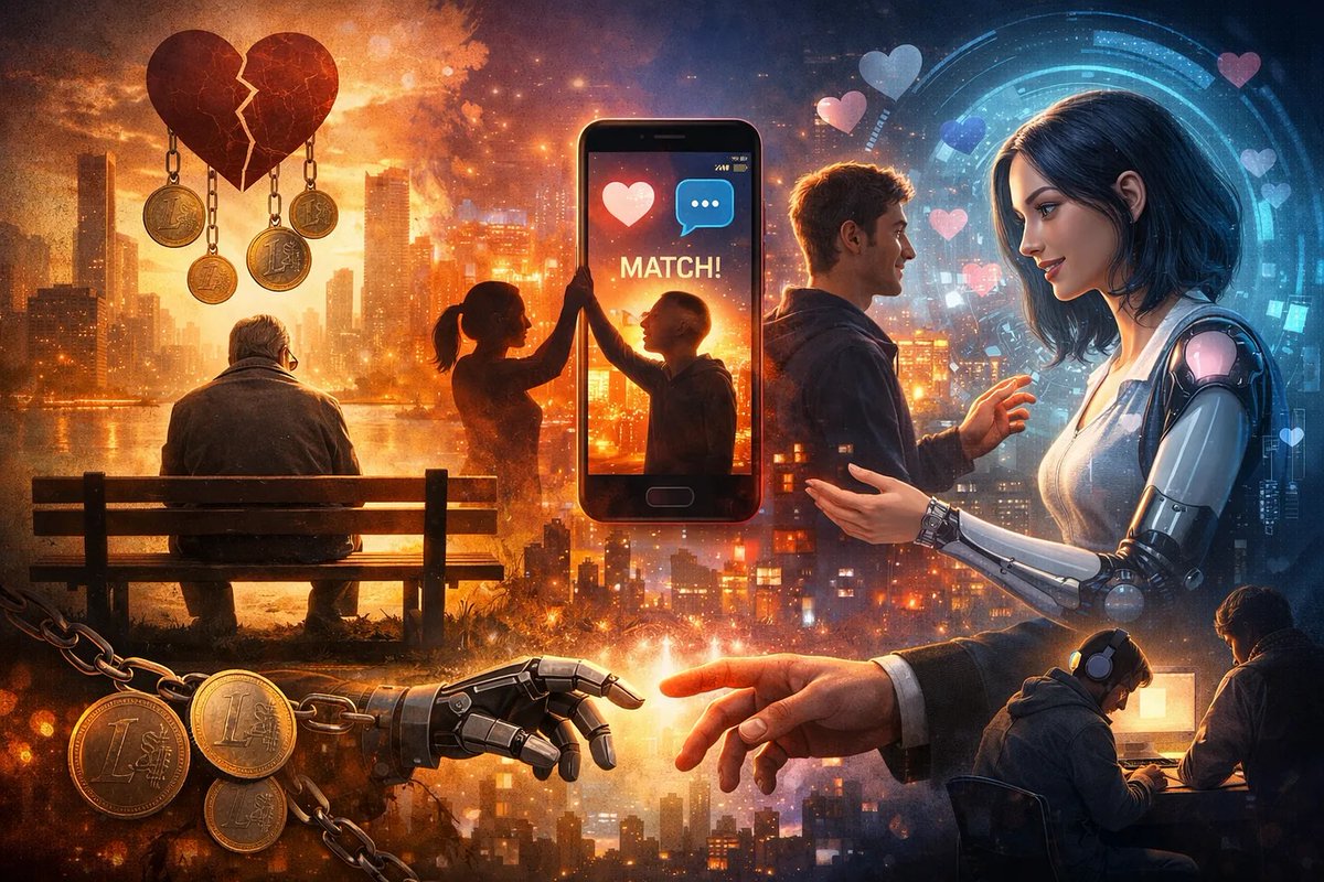 RomaReport's tweet image. Solitudine 3.0: dal “mal di vivere” al mercato delle connessioni / L'Italia è un Paese di single? Scopri i dati ISTAT 2024 sulla solitudine, l'impatto sulla salute pubblica e il nuovo mercato degli AI companion e delle app di dating.
romareport.it/solitudine-3-0…