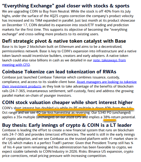 Second COIN upgrade this week.

BofA ($340 PT - new BUY): crowded short, de-rated multiple, tax-loss hangover fading with product velocity and Base monetization driving the next leg.