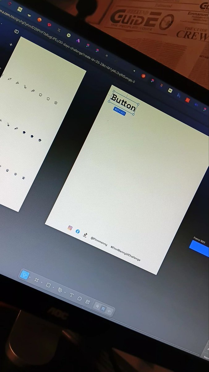manny_finn's tweet photo. Button library complete on Day 4. Ready for any interaction! #FinnMannyUIChallenge
#UIComponents #ButtonDesign #DesignSystem #Day4 https://t.co/3s7p2n3XeY