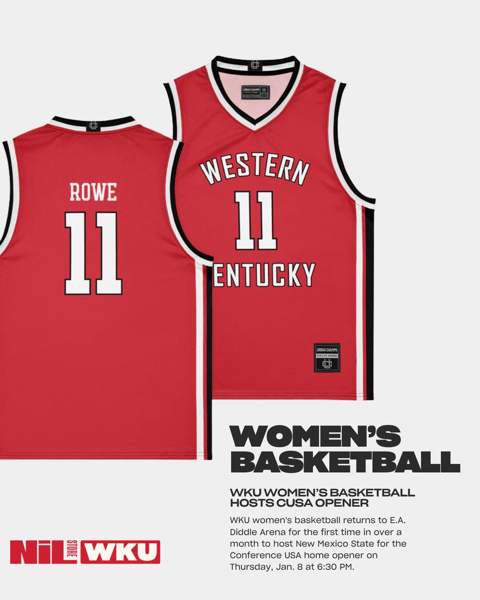 WKUNILStore's tweet image. Who’s ready for some WKU Women’s Basketball?!? 
Come support them tonight and wear your NILStore gear, and buy some now! 

#wkutops #tops #basketball 

➡️ nil.store/western-kentuc…