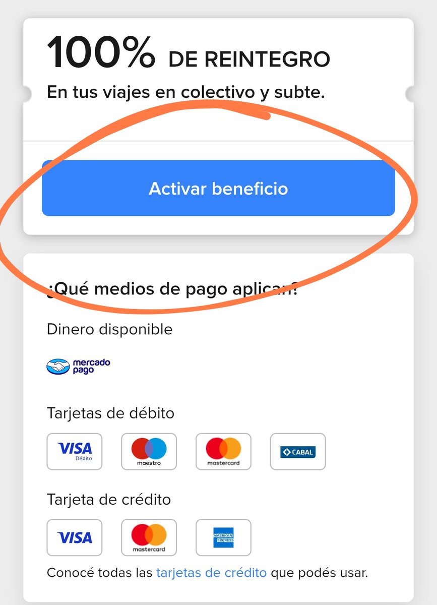 AhorrandoAndoAr's tweet image. HASTA 100% DE DESCUENTO EN COLECTIVOS CON MERCADO PAGO  🔥🔥🔥

Con @mercadopago pueden tener hasta 100% de descuento en pasajes de colectivos y subtes pagando con QR 🥳

Tope de descuento por cuenta: $15.000
Vigencia: hasta 31/01

IMPORTANTE 🚨 
Para que funcione el beneficio…