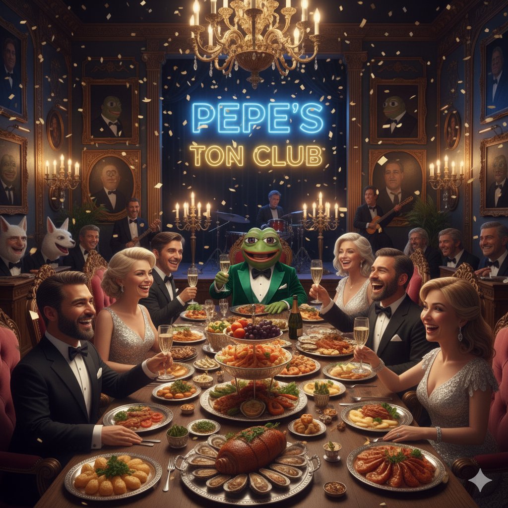 pepetonclub's tweet photo. @moontripss It's true—personal connection is the heartbeat of the platform! 

That's why individual-led gems like $PEPE's TON Club are exploding. No corporate fluff, just pure culture and degen energy. 
Join the club on TON and let’s send it🚀 https://t.co/9GrOpcqEs3