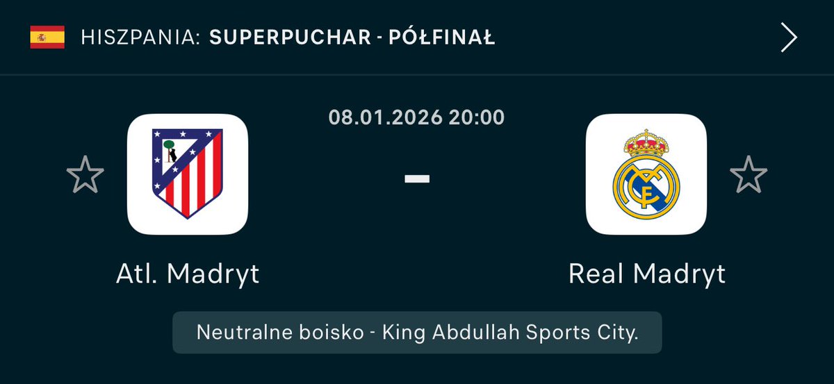 Konkurs na mecz Atletico - Real + 100 BLIK poniżej + kilka promek na dziś na prawie kafel ✅🚨

Zadanie konkursowe to podać dokładną minute pierwszej bramki w dzisiejszych derbach Madrytu! 5 osób zgarnie po 20 PLN jeśli trafi. 

Trzeba podać dalej posta i oczywiście obserwować