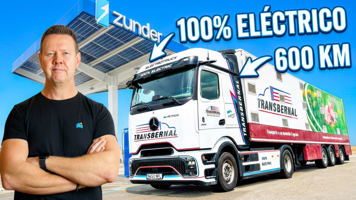 Probamos si los camiones eléctricos sirven… 

Con condiciones reales: jornada, transporte de animales, paradas obligatorias, recargas en ruta y más.

Video completo en: youtube.com/watch?v=BWQFSG…