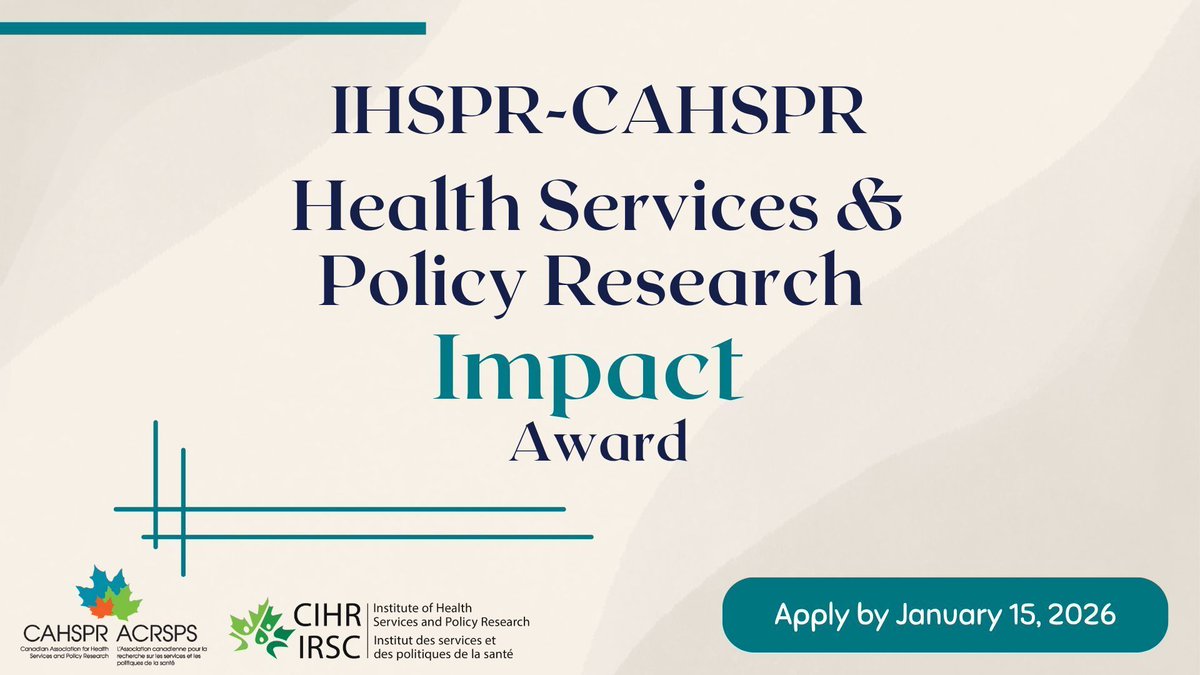 Institute of Health Services & Policy Research tweet media