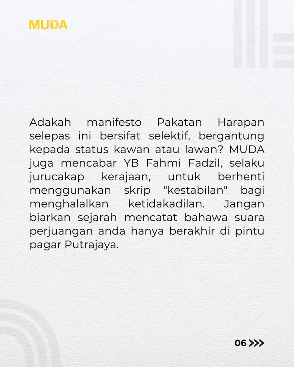 Parti MUDA tweet media