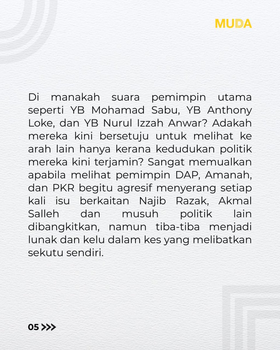 Parti MUDA tweet media