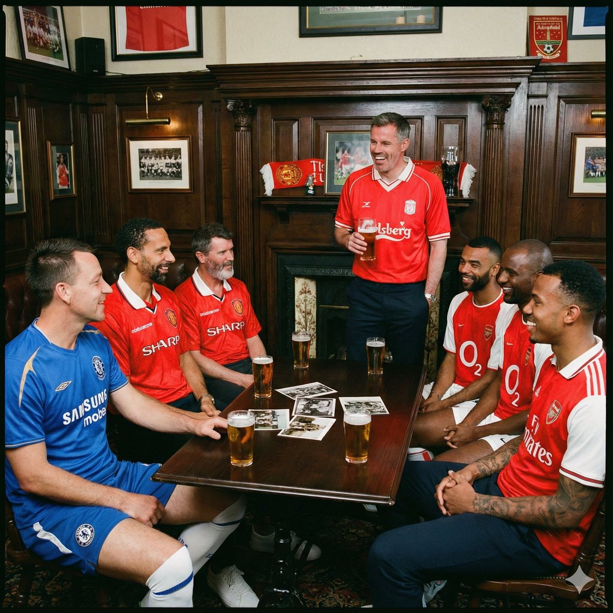 Teamgyokeres's tweet image. Who stands for Jamie Carragher to sit down?