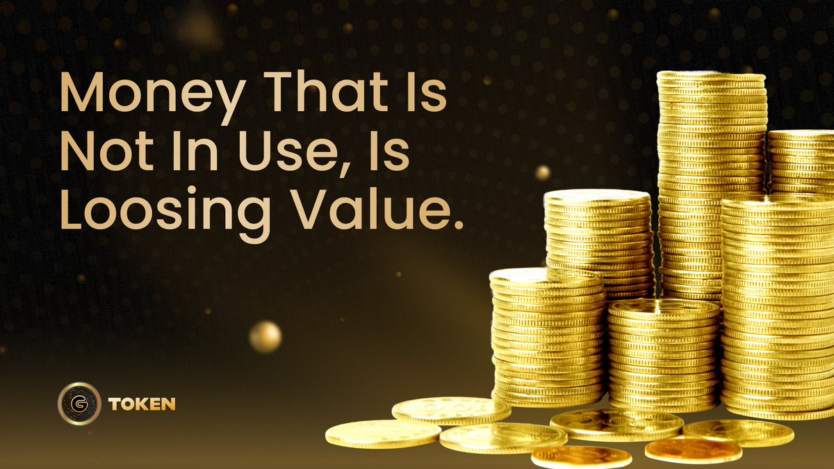 gtoken_io's tweet photo. When money loses value over time,
waiting becomes expensive.

That changes behavior
even if people never study economics.

Money that isn’t used
slowly loses value. https://t.co/MaX4Cd5tMk