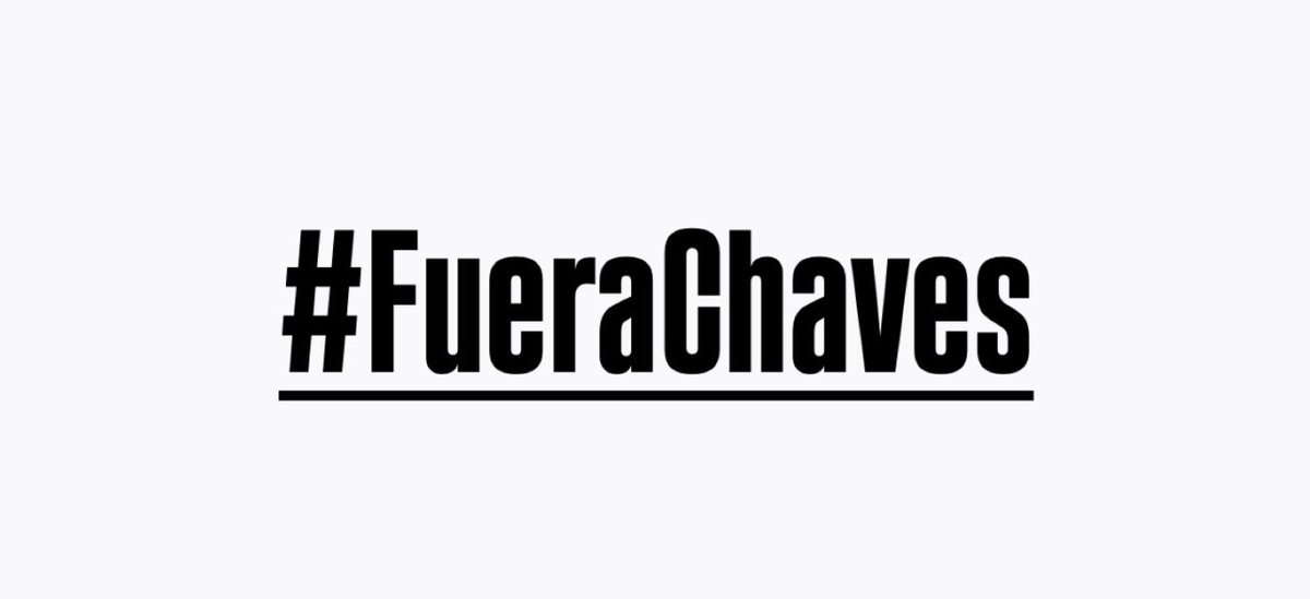 UH: A solo 3 semanas de las elecciones se les invita a llenar todo Twitter con el hashtag #FueraChaves. Que el narcochavismo se dé cuenta que en esta red no tiene espacio para seguir con su populismo y mentiras baratas. 

🗣️ Compartan este tweet.
