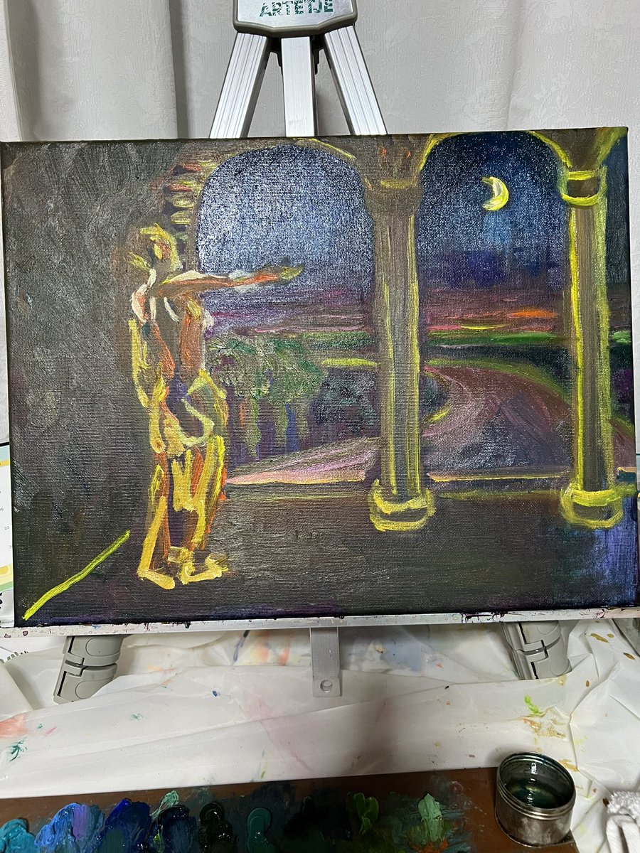 自作油画　「郷愁」 自作油画 「郷愁」 自作油画 「郷愁」