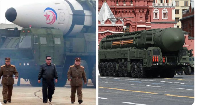 sauban804's tweet photo. Breaking: 

Nuclear weapons are unfortunately the only deterence to American imperialism, as per new survey. 

There are a total of 9 countries in the world that have nuclear weapons..

1.🇷🇺  – 5,449
2.🇺🇸  – 5,277
3.🇨🇳  – 600
4.🇫🇷  290
5.🇬🇧 225
6.🇵🇰 180
7.🇮🇳 170
8.🇮🇱 90
9.🇰🇵 50 https://t.co/GmC1RTbb2T