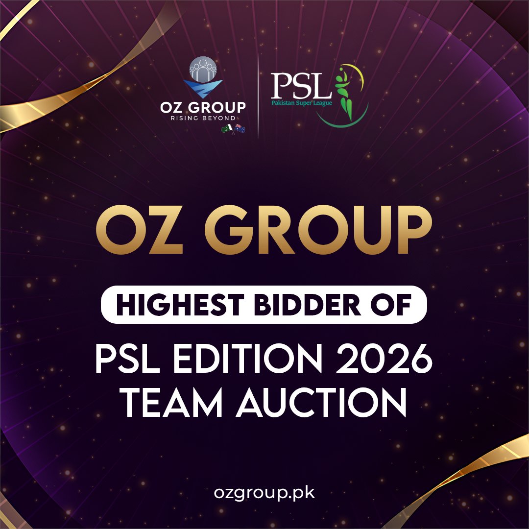 wise_wheels's tweet image. A winning bid. A bold move.
At Wise Wheels, we celebrate OZ Group’s position as the highest bidder in the PSL 2026 Team Auction, because champions are driven by power, precision, and performance.

#WiseWheels #DrivenToWin #PSL2026 #HighestBidder #OZGroup #WinningMindset
