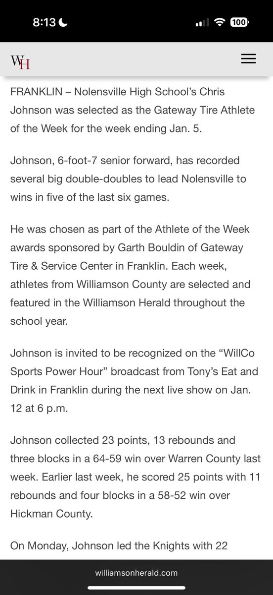 Chris Johnson tweet media