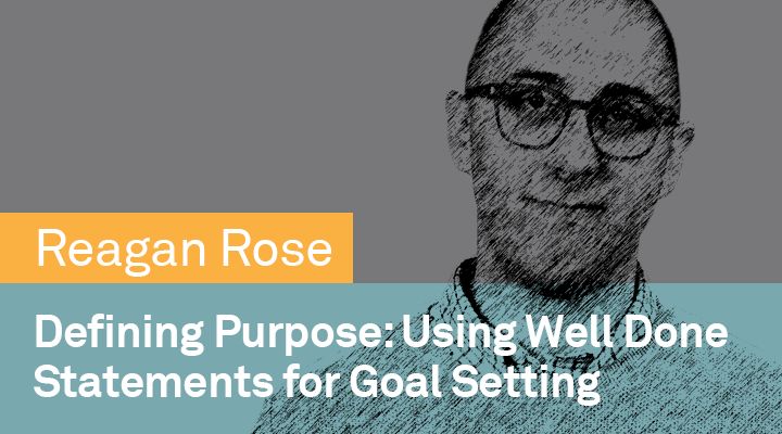 In our Kingdom Advisors meeting we were encouraged to create a "Well Done Statement" for ourselves, but also consider walking our clients through making one. The goal is to be intentional about goal setting and track how you're doing to accomplish the blessing of "Well done!"