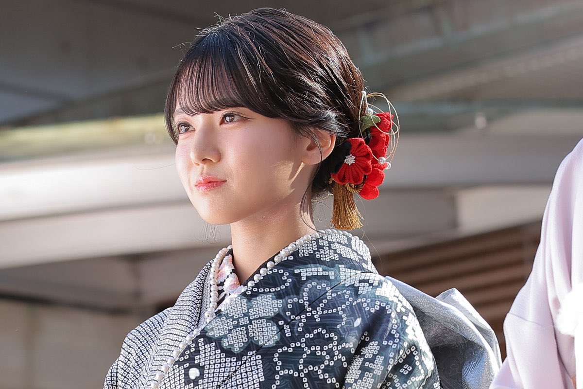 乃木坂46の瀬戸口心月ちゃん振袖姿が美しすぎる正統派なお顔立ち…