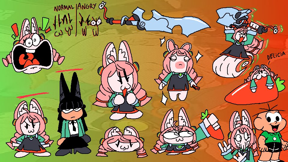 JoaoVictorBBbr's tweet image. Zhao new (super cute) design 

Yes, she's smaller than Miyabi.