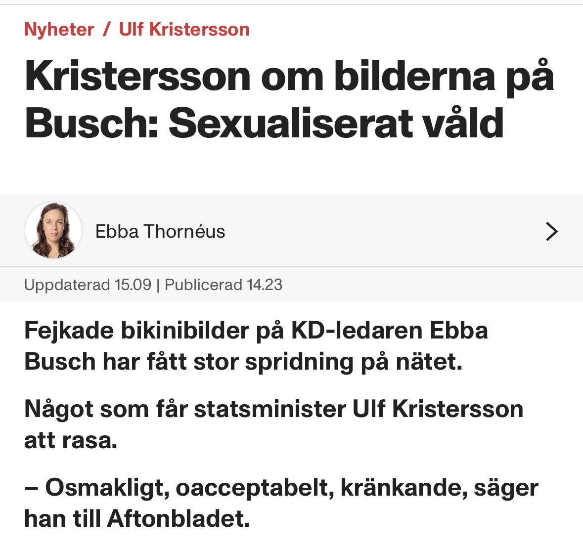 Informchock's tweet image. När de teknokratiska-globalist-dockorna blir kränkta 🤡

 #ebbabush #ulfkristersson